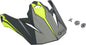 Visor W/Screws Revoke Mx 86 Matte Grey/Hi Vis Yellow