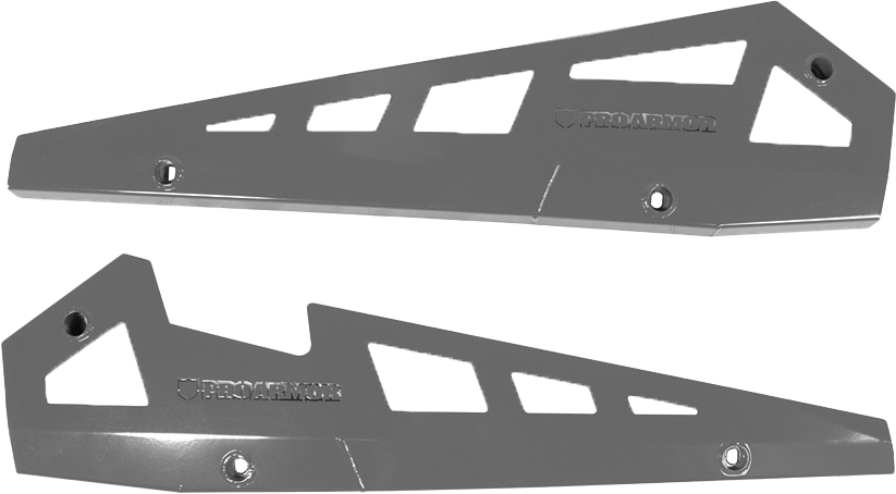 Rock Sliders Titanium Metallic Pol