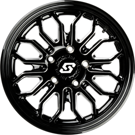 Onyx Wheel 15x7 5/4.5 +25mm Blk/Machined