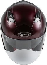 Load image into Gallery viewer, Of 77 Open Face Helmet Wine Red Md