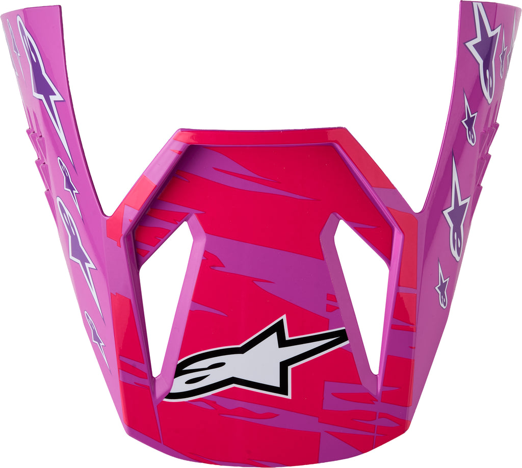 S M3 Falcon Visor Ece06/Dot Prpl/Wht/Blk/Pink Fl Gl