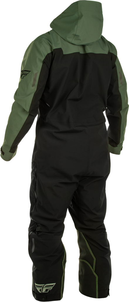 Cobalt Shell Snowbike Monosuit Green/Black Small
