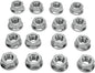 16/Pk 10mm Flat Base Lug Nuts