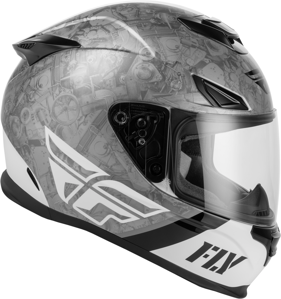Sentinel Mech Helmet Black/White/Grey 2x