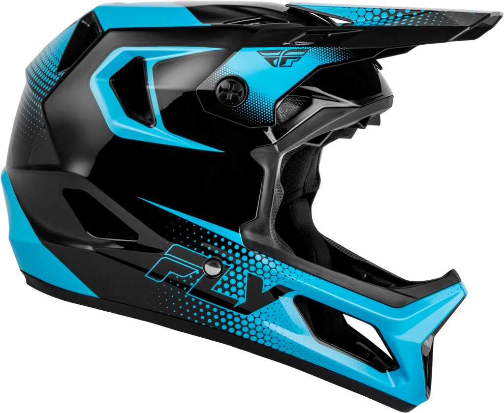 Yth Rayce Sonar Bicycle Hlmt Black/Electric Blue Ym