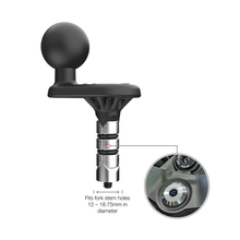 Load image into Gallery viewer, Fork Stem Wedge Ball Base Small 12 18mm Holes