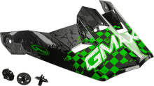 Load image into Gallery viewer, Visor W/Screws Anim8 Mx 46y Anim8 Dark Silver/Green Ys Yl