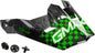 Visor W/Screws Anim8 Mx 46y Anim8 Dark Silver/Green Ys Yl