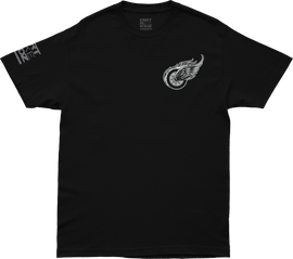 Two Wheels Tee Black Md
