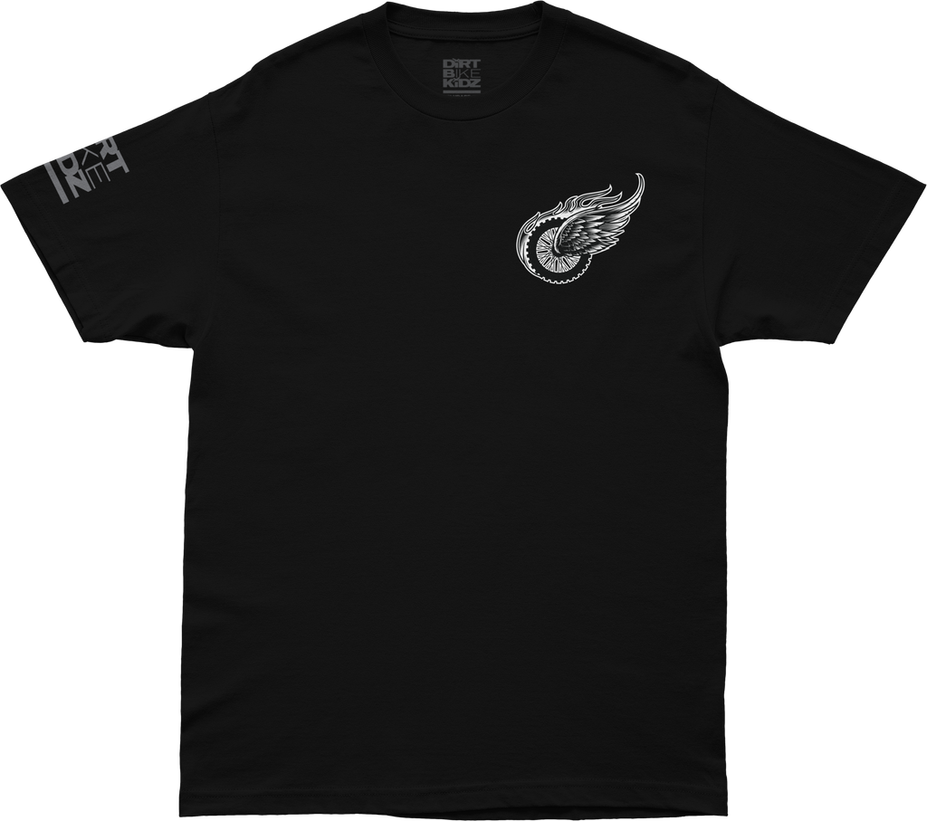 Two Wheels Tee Black Sm