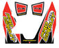 Ti 6 Wrap/End Cap Decal Yz450f Replacement Muffler Stickers
