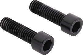 Dual Drill Cap Screws M6x20 2pcs Black