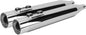 Comp S Slip On M8 Flh/Flt Chrome W/Polished Endcap