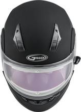 Load image into Gallery viewer, Md 04s Modular Snow Helmet W/Electric Shield Matte Blk Xs