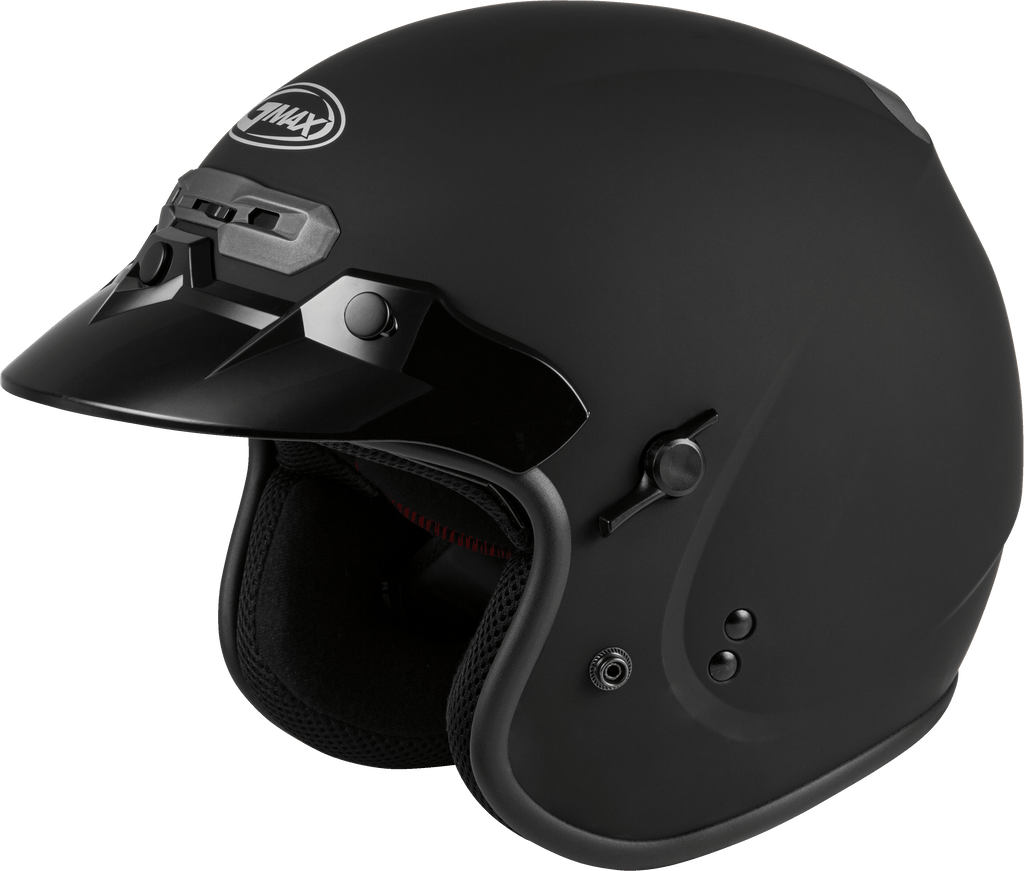 Gm 32 Open Face Helmet Matte Black 2x