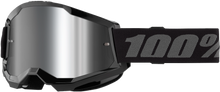 Load image into Gallery viewer, Strata 2 Junior Goggle Black Mirror Silver Lens