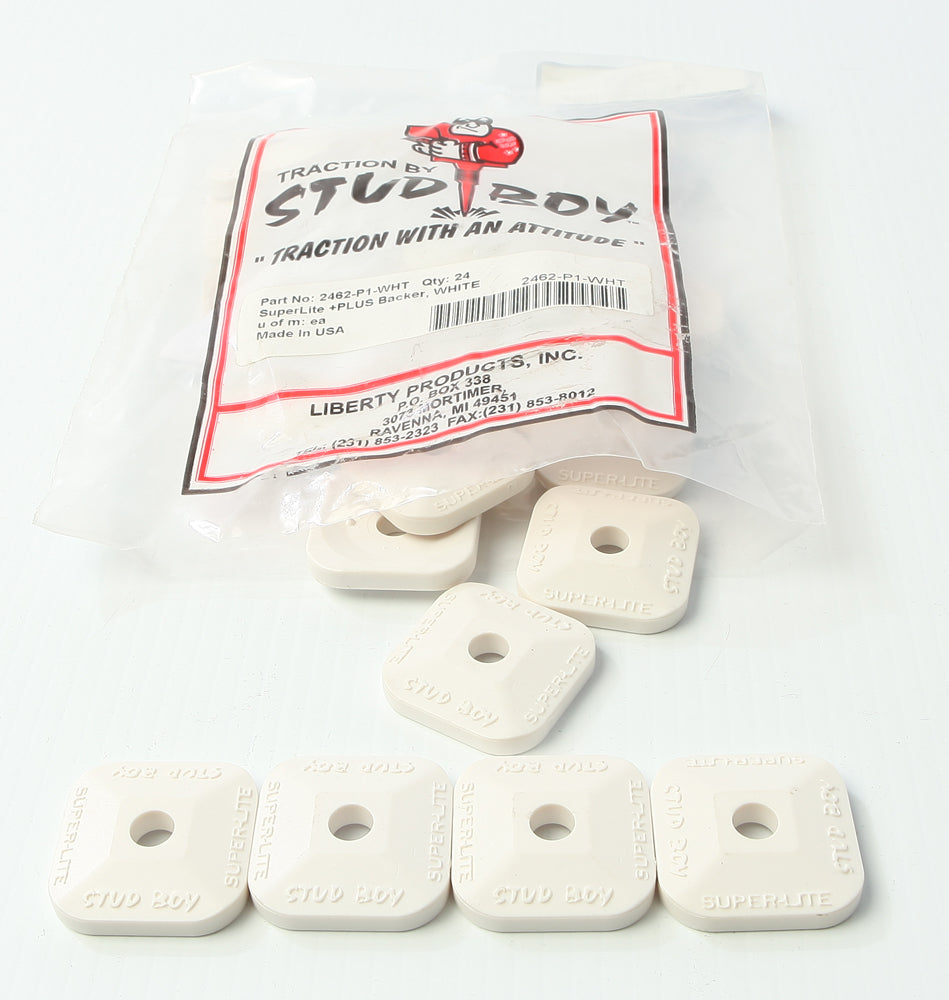 Super Lite Plus Backers White 24/Pk