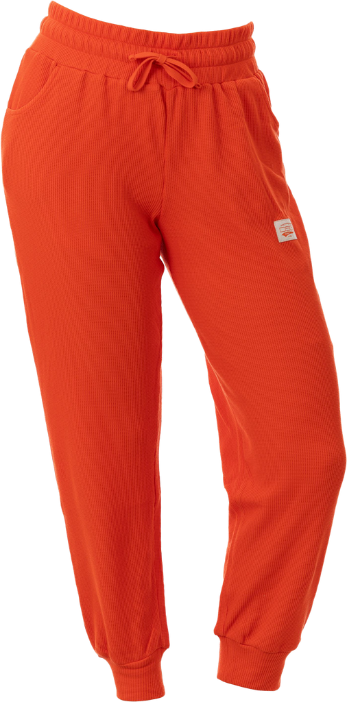 Cozy Waffle Pants Poppy Lg