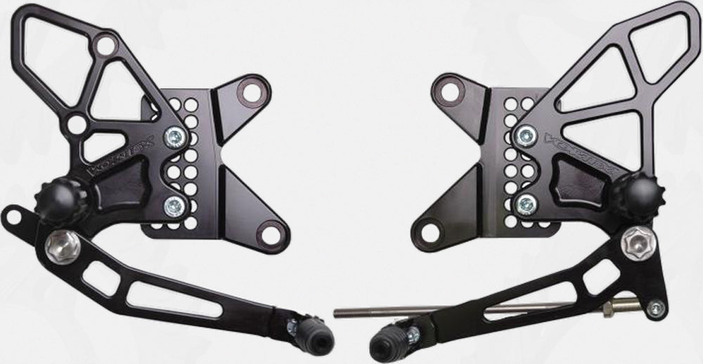 Rear Set Complete Blk Kaw