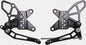 Rear Set Complete Blk Kaw