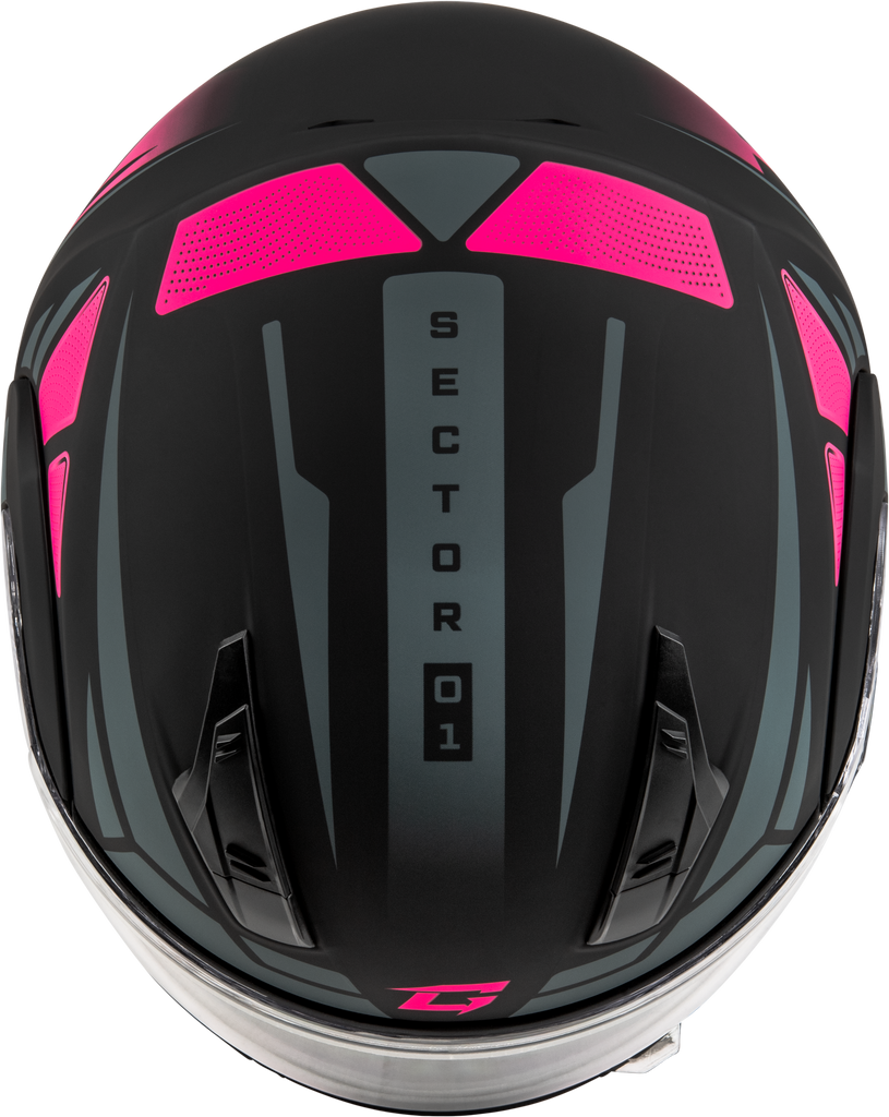 Md 04s Sector Snow Helmet Matte Black/Pink Md