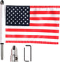 Usa 6x9 Flag And Mount For 1/2