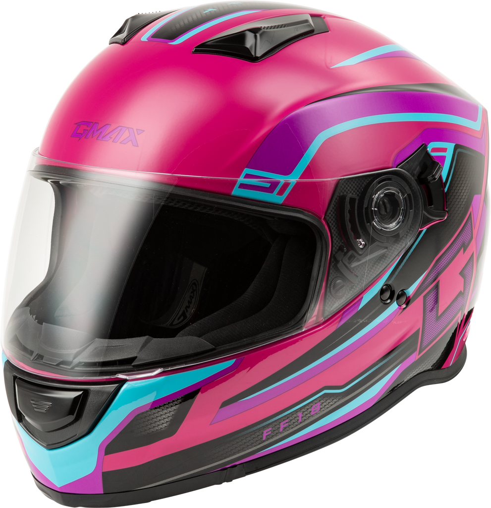 Ff 18 Drift Helmet Pink/Blue/Black Md