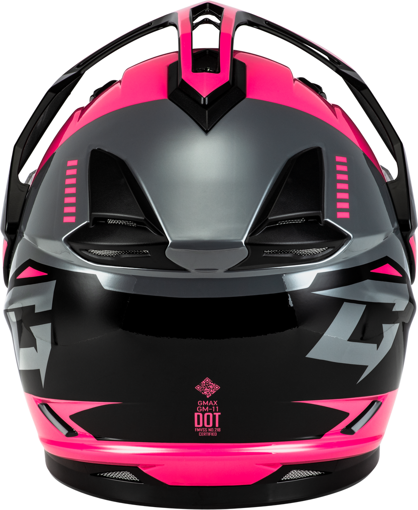 Gm 11s Ronin Snow Helmet Black/Grey/Pink Lg
