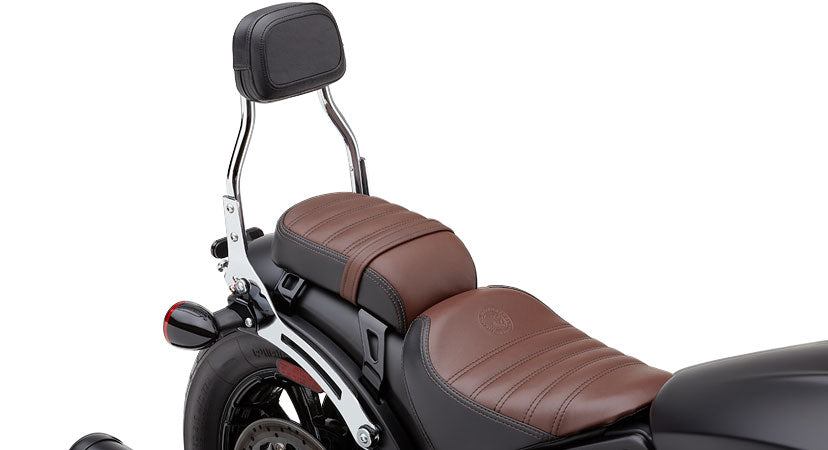 Detach Backrest Mini Chrome Scout Bobber 18 25
