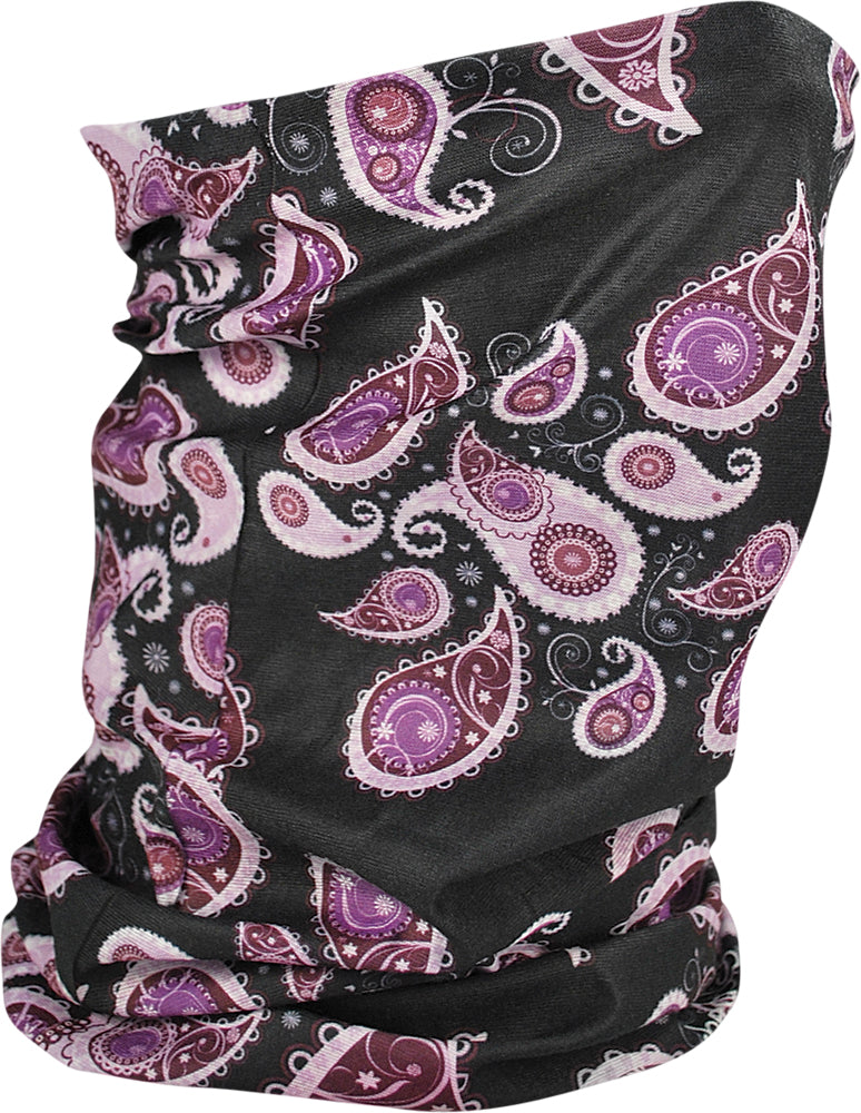 Motley Tube Fleece Lined Purple Paisley