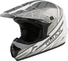 Load image into Gallery viewer, Mx 46 Off Road Mega Helmet Matte White/Silver Sm