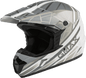 Mx 46 Off Road Mega Helmet Matte White/Silver Sm