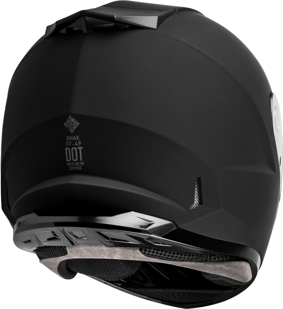 Ff 49 Solid Helmets Matte Black Xs