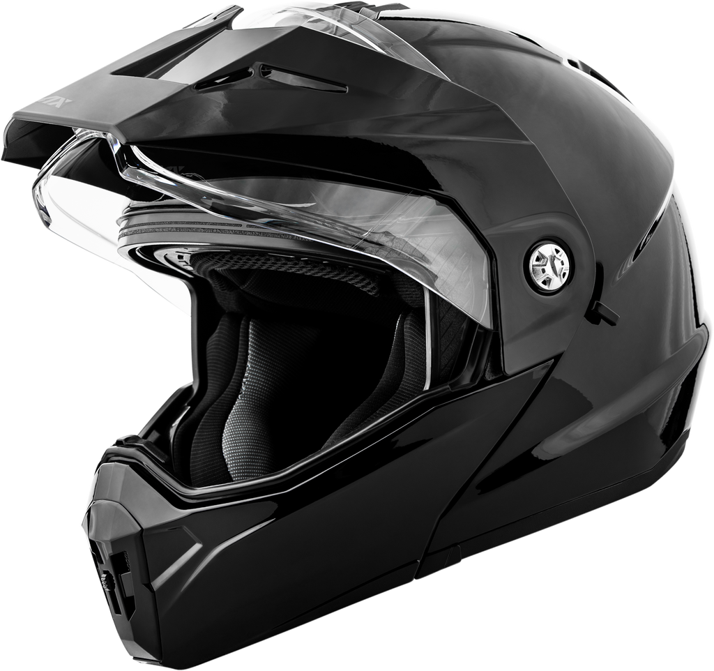 Md 74 Solid Helmets Black Xl