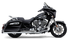 Load image into Gallery viewer, 4" Nh Dual Cut Slip Ons Chrome Indian Gen 1 Bag