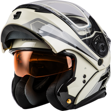 Load image into Gallery viewer, Md 01s Transistor Snow Helmet White/Grey/Black Md