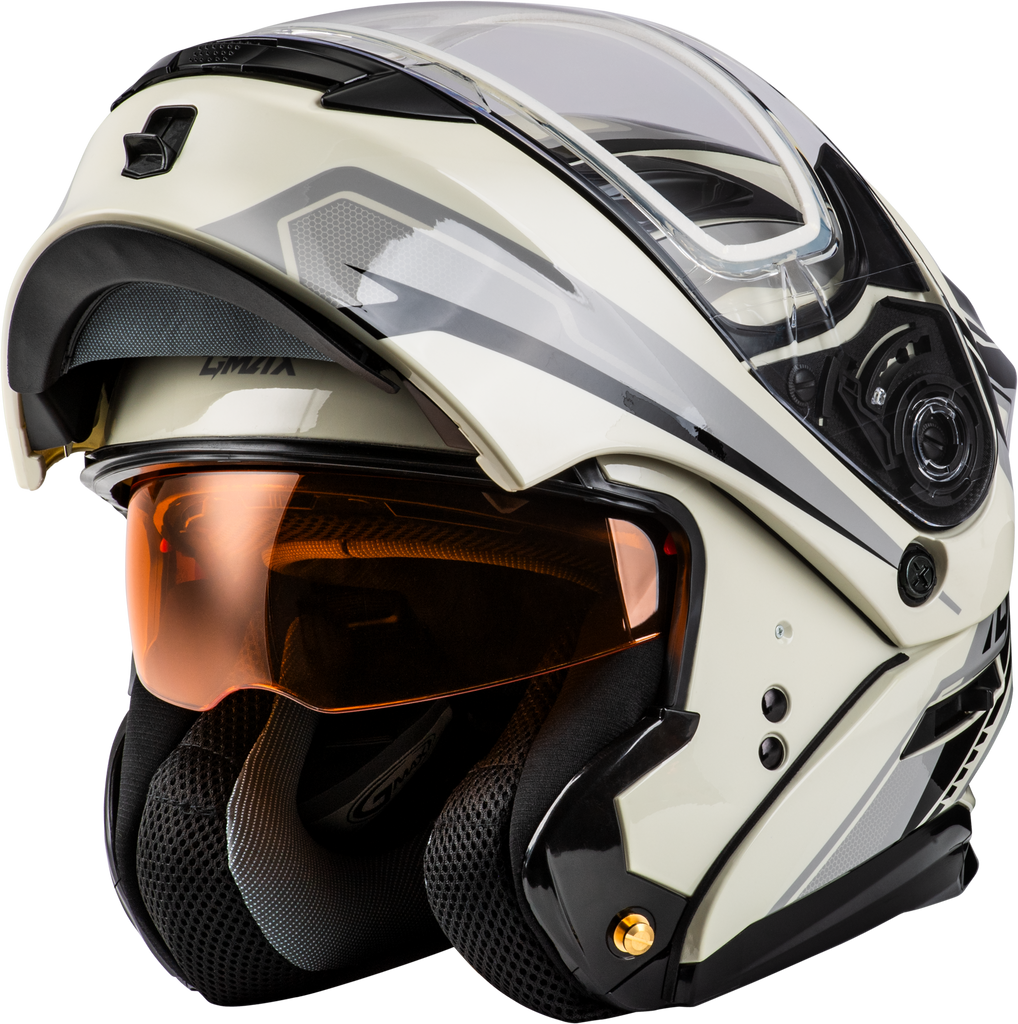 Md 01s Transistor Snow Helmet White/Grey/Black Sm
