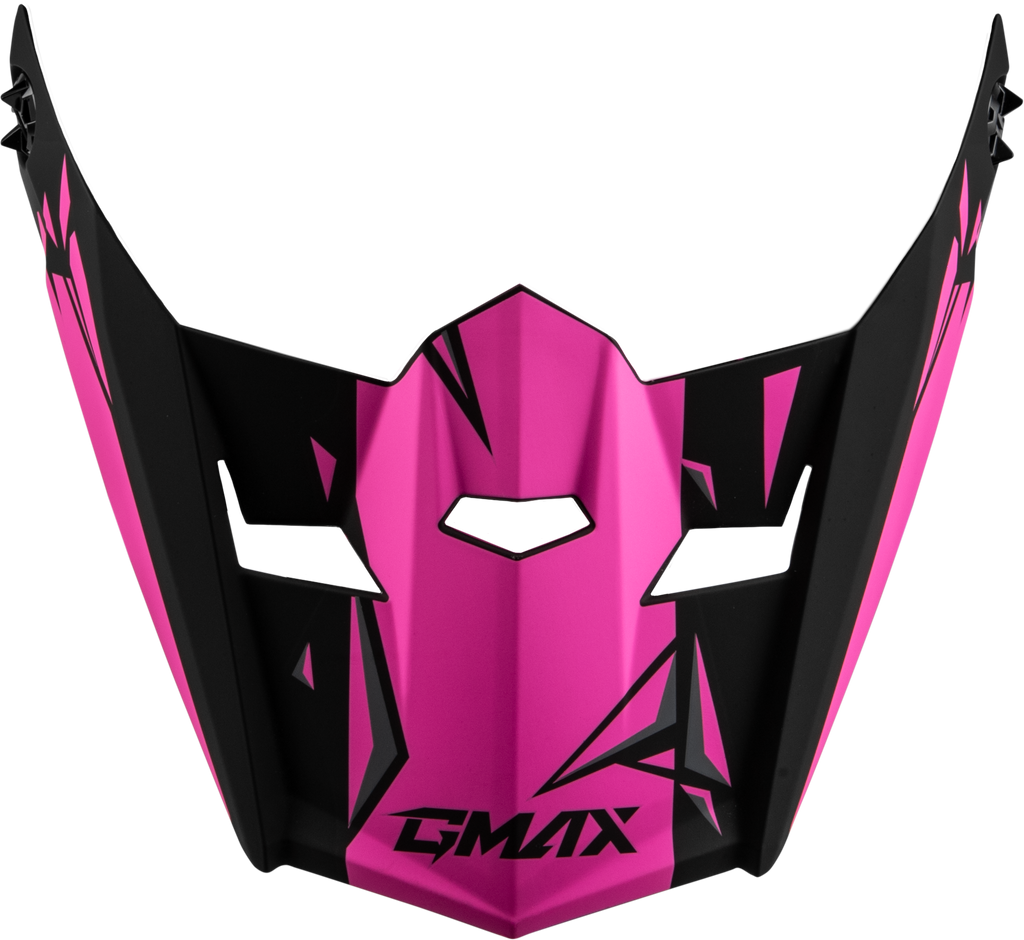Youth Mx 46y Unstable Visor Matte Black/Pink Ys Yl