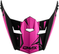 Youth Mx 46y Unstable Visor Matte Black/Pink Ys Yl