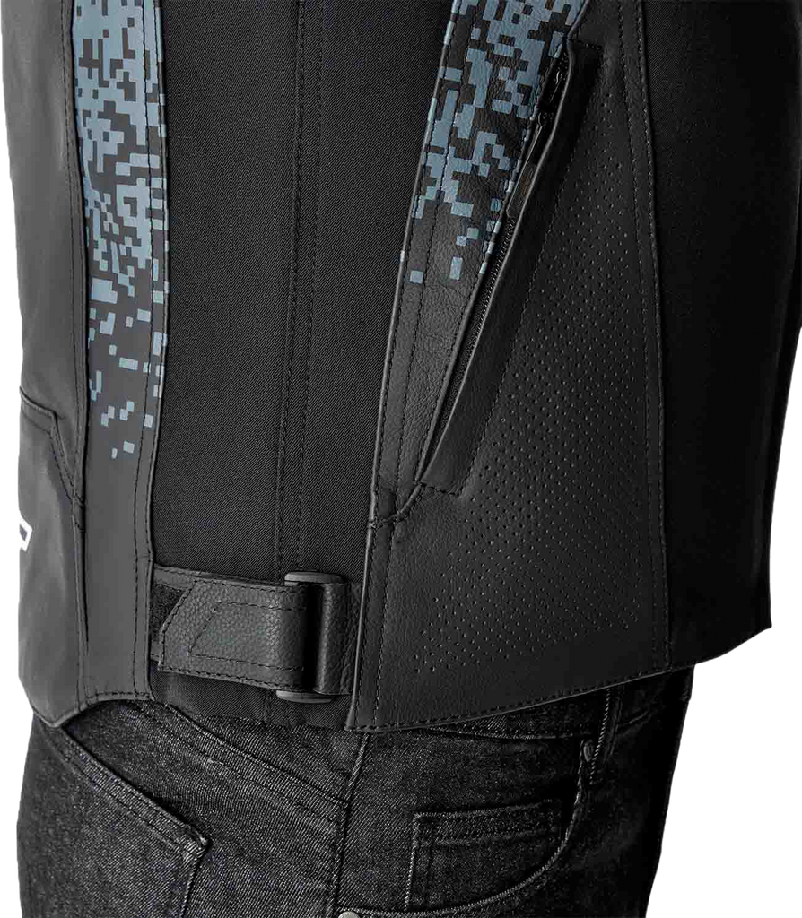 Ps Supersport K D3o Jacket Grey/Black Leather Lg