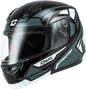 Md 04 Sector Helmet Black/Silver Md