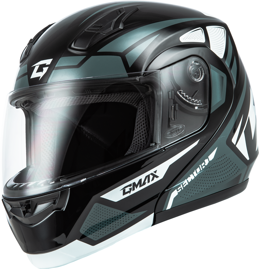 Md 04 Sector Helmet Black/Silver 3x