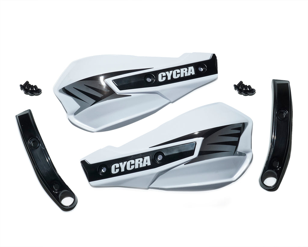 Vortex Handshields W/Abrasion Guards   White
