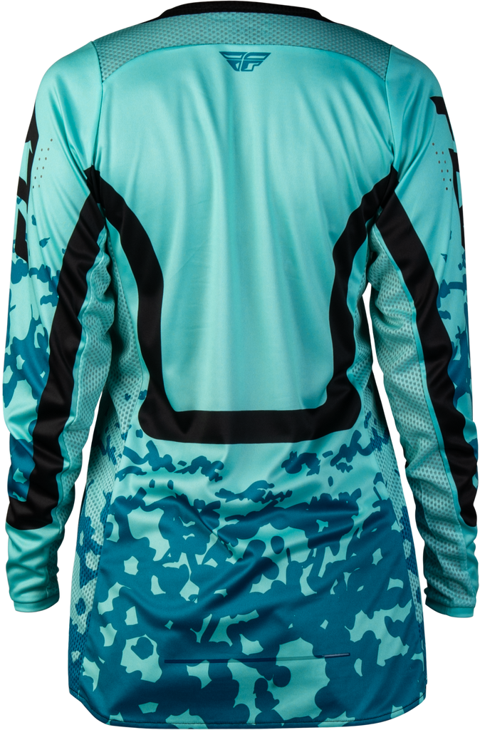 Women's Lite Flake Jersey Aqua/Teal/Black Md