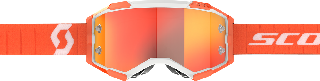 Fury Goggle Orange Orange Chrome Works