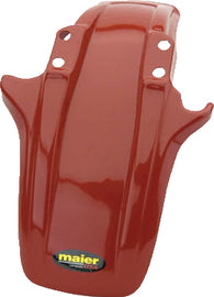 Red MAIER front fender body panel for ATC250R '85-'86 motorcycle, showcasing the durable plastic construction and precise fit.