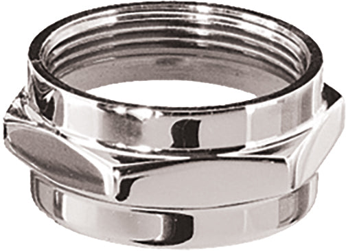 22mm / 22mm Petcock Nut Chrome With Nylon Washer