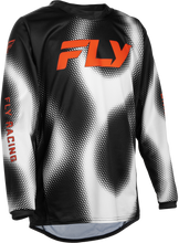 Load image into Gallery viewer, Youth Kinetic Torch Jersey Black/White/Orange Yxl