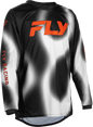 Youth Kinetic Torch Jersey Black/White/Orange Ys