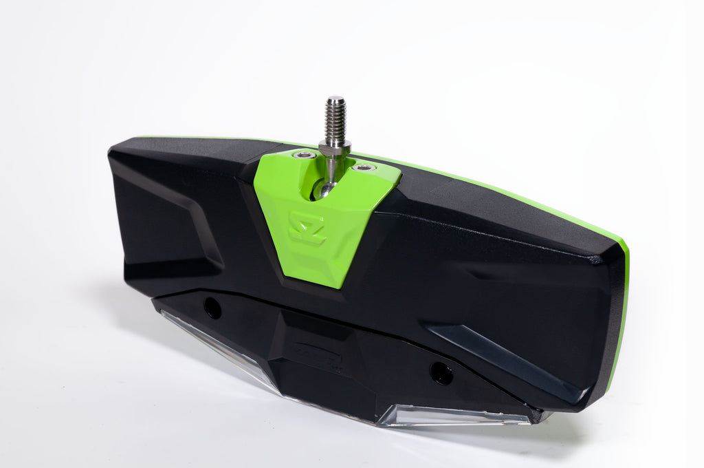 Bezel Halo Billet/Led/Cast Green